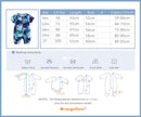 Summer newborn-36M fashion boy and girl romper infant jumpsuit printed flower short-sleeved jumpsuit cotton Brand Baby clothes