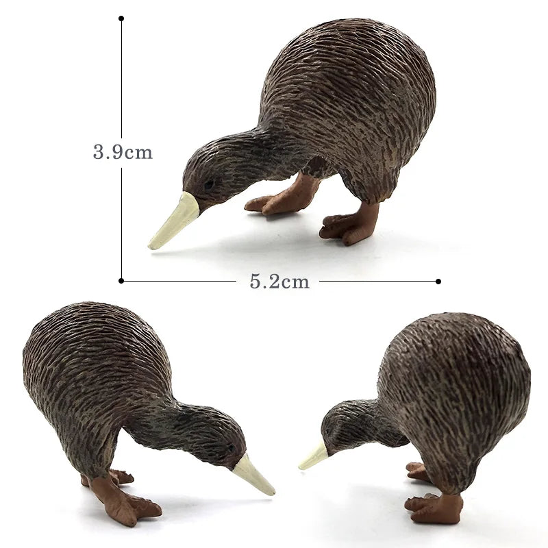 Mini Simulation Small kiwi bird figurine animal Model Bonsai home decor miniature fairy garden decoration accessories figure toy