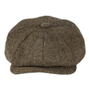 BOTVELA Wool Tweed Newsboy Cap Herringbone Men Women British Gatsby Retro Hat Driver Flat Cap for Male Vintage Herringbone Beret