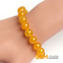 Yellow Agat e Bracelet Natural stone Bracelet DIY Jewelry Bracelet One Of The Seven Treasures Of Buddhism Gift