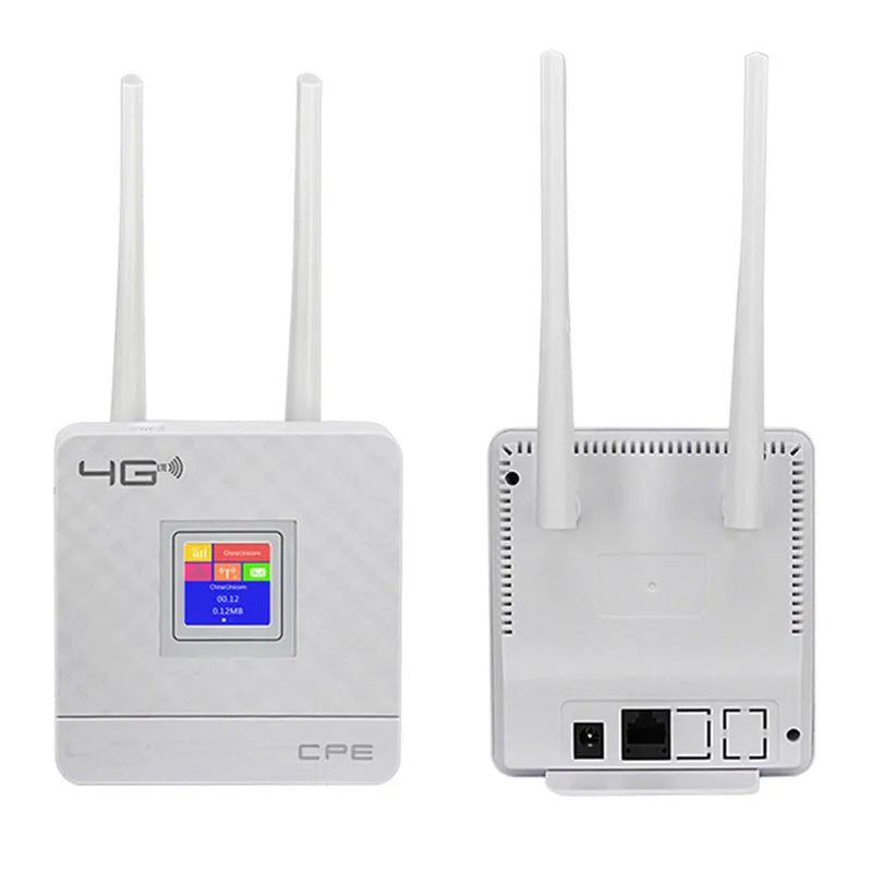 TIANJIE RJ45 WAN/LAN Router 4G WIFI LTE Unlock CPE 300Mbps Wireless SimCard+Antenna+Ethernet Port Hotspot Broadband Modem Dongle