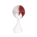Anime My Hero Academia Boku no Hiro Akademia Shoto Todoroki Shouto Weiß Und Rot Cosplay Perücke+Perückenkappe