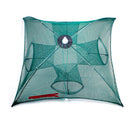 Folded Portable Hexagon 4/6/8/12/16 Hole Automatic Fishing Shrimp Trap Fishing Net Fish Shrimp Minnow Crab Baits Cast Mesh Trap
