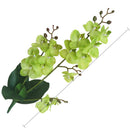 JAROWN Artificial Real Touch Latex Butterfly Orchid Flores 3 Branch 15 Head Band Leaf Fake Flower Wedding Decor Home Decorations