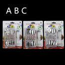 Baking Cake Tools 3D Gelatin Jelly Art Pudding Flowers Cake Decorating Tools Needle Tools Stainless Steel Nozzle Syringe Kit