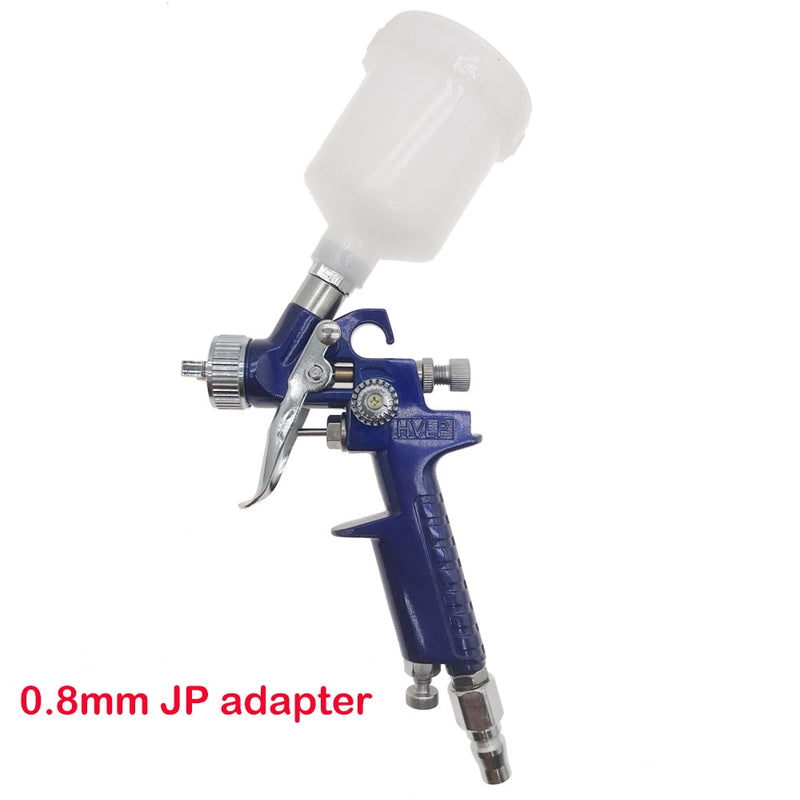 WENXING 0.8mm/1.0mm Nozzle H-2000 Professional HVLP Mini Paint Spray Gun Airbrush For Painting Car Aerograph Pneumatic Gun