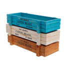 1PCS Vintage Wood Garden Flower Planter Succulent Pot Rectangle Trough Box Plant Bed