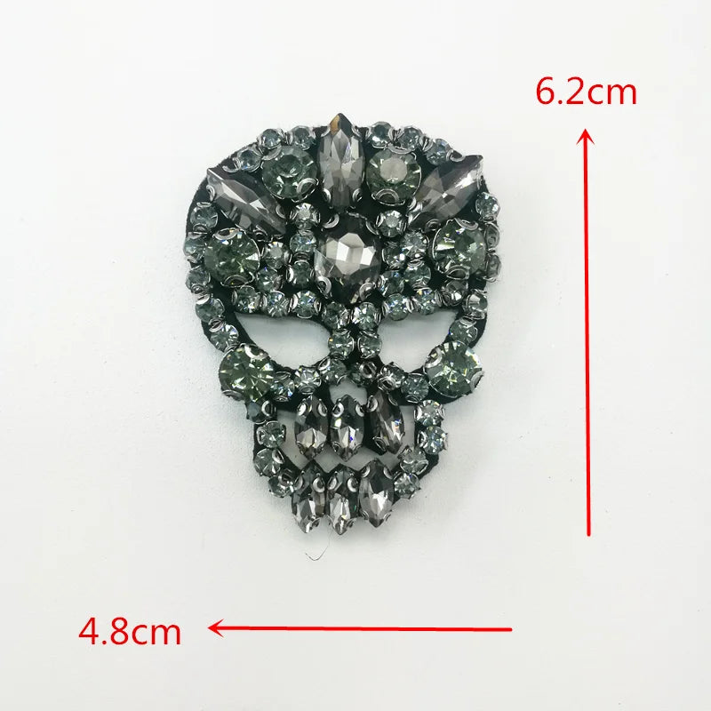 Beaded Applications for Clothes Beaded Applique Sew On Bead Rhinstone Patch For DIY Shoes Bags