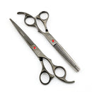 Hair scissors Cutting 7 INCH + Thinning 6.5 INCH LYREBIRD Pet grooming scissors 5 color Wholesale 5Sets/LOT NEW