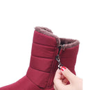 TIMETANG 2019 Die neuen rutschfesten, wasserdichten Winterstiefel plus Baumwollsamt-Damenschuhe, warme leichte große Größen 41 42 SchneestiefelE1872