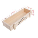 1PCS Vintage Wood Garden Flower Planter Succulent Pot Rectangle Trough Box Plant Bed