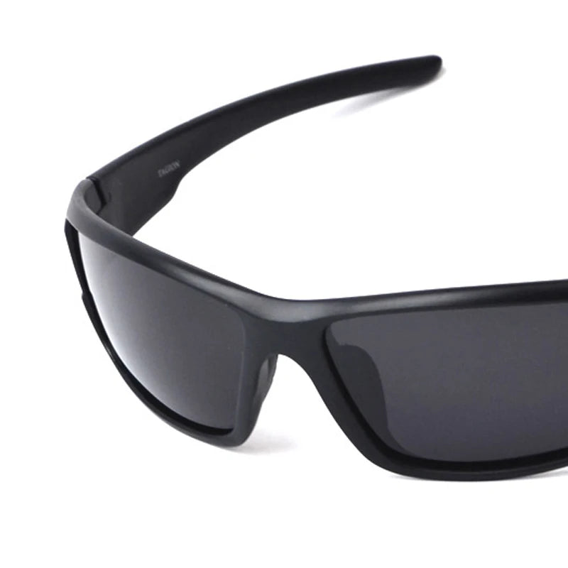 TAGION Black Plastic Polarized Sunglasses Men Outdoor Sports Sun Glasses Fishing Cycling Eyewear Male Designer Goggles UV400