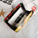 Acrylic Clutch Bag Female Evening Bags Acrylic Bag Colorful Printing Random Pattern Women Shoulder Bag Clutches Purse ZD1163