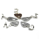 BOG-PAIR Vintage Mother of pearl Turquoises Dew Drop Ouija Dangle  Ear Weight Ear Expander Ear Stretcher Body Piercing Jewerly