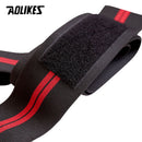 AOLIKES 1 Paar Kniebandagen Fitness Gewichtheben Sport Kniebandagen Knie Wickel für Kniebeugen Trainingsgeräte Zubehör für Fitnessstudio