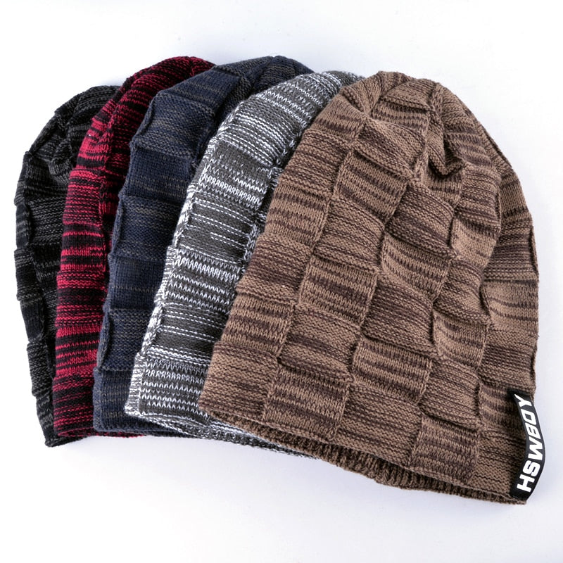 TQMSMY Brand bone men's Winter Hat knitted wool beanies men Hip-Hop capTurban Caps Skullies Balaclava Hats For women gorros