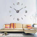 new sale diy wall clock brief quartz watch clocks acrylic mirror wall sticker home decoration living room still life stickers