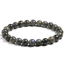 Natural Dark Grey Labradorite Stone bracelet Men Natural Stone Bracelets DIY Handmade Fine Jewelry for Woman Lover's Gift