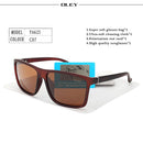 OLEY Polarisierte Herren Sonnenbrillen Marken-Designer Retro Quadratische Sonnenbrille Accessoires Unisex Fahrbrille Oculos de Sol Y6625