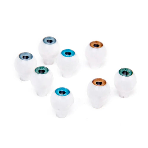Neu eingetroffen 2015 4 Paar runde Acryl-Puppenaugen 8mm