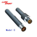 LureSport 5 sets Brass Ferrules Chrome Plated Rod connecting tube Fishing Rod Building Component Repair Pole DIY Accessory