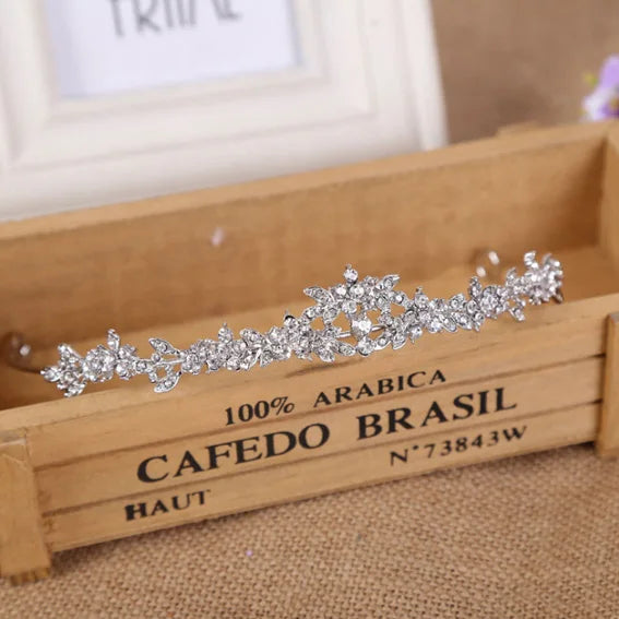 8 Designs Crystal Wedding Bridal Tiara Crown For Women Prom Head Diadem Hair Ornaments Wedding Bride hair Jewelry accessories