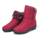 TIMETANG 2019 Die neuen rutschfesten, wasserdichten Winterstiefel plus Baumwollsamt-Damenschuhe, warme leichte große Größen 41 42 SchneestiefelE1872