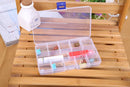 1pcs Plastic 6/815 Storage boxes Slots Adjustable packaging transparent Tool Case Craft Organizer box jewelry accessories