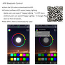 Coolo DC 5V USB LED-Streifen 5050 Wasserdicht RGB LED-Licht 1M / 2M / 2x50cm 100cm APP Bluetooth-Steuerung für TV, Skateboard, Fahrrad