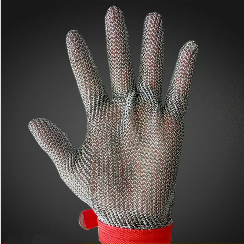 Safety Cut Proof Stab Resistant Work Gloves Stainless Steel Wire Safety Gloves Cut Metal Mesh Butcher Anti-cutting Work Gloves