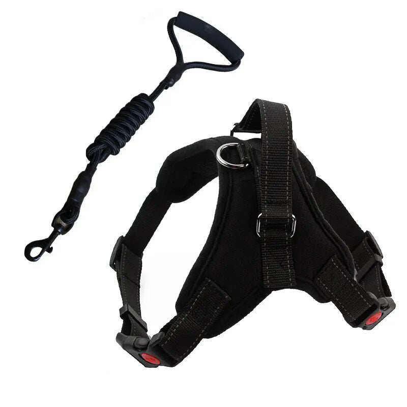 S/M/L/XL Dog Pet Harness Confortable O Style Small/Medium Big Dog Pet Harness Vest Matched 2 Styles Leash Lead