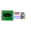 433,92 MHz Fernbedienungsschalter DC 12V 10A Relaiskontakt Zutrittskontrolle Schloss Elektrische Tür Funk-Schalter Smart Home RF RC