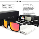 OLEY Polarisierte Herren Sonnenbrillen Marken-Designer Retro Quadratische Sonnenbrille Accessoires Unisex Fahrbrille Oculos de Sol Y6625
