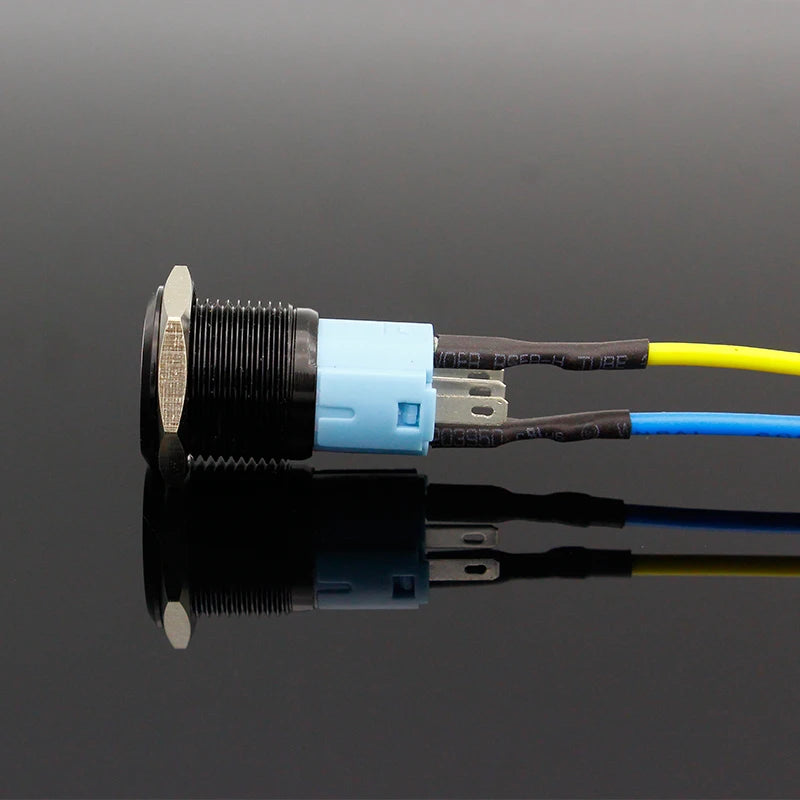 LED Locking 16mm Waterproof Metal Push Button Switch maintained metal switch Latching push button 3V 5V 12V 24V 48V 110V 220V