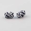 Mens Cuff Links Fashion Men's Shirt Cufflinks Trade Mixed Two Colors DIY Braided Wire Buckle Cuff Link