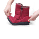 TIMETANG 2019 Die neuen rutschfesten, wasserdichten Winterstiefel plus Baumwollsamt-Damenschuhe, warme leichte große Größen 41 42 SchneestiefelE1872