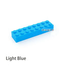 20pcs DIY Building Blocks Thick 2x8 Dots Educational Creative Toys for Children Figures Plastic Bricks Size Compatible With 3007