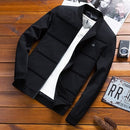 DIMUSI Herrenjacken Frühling Herbst Lässige einfarbige Mäntel Herren Sportbekleidung Baseball Slim Jacken Herren Bomberjacken 4XL,YA845
