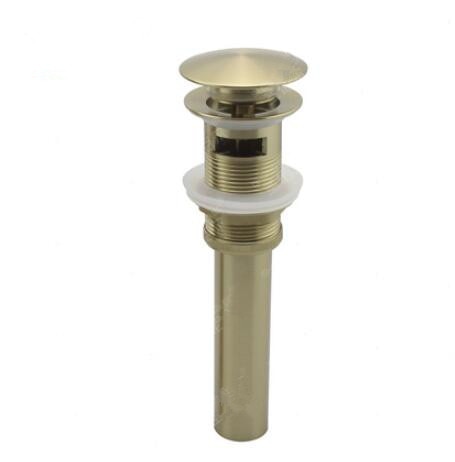 Bathroom Faucet Solid Brass Bathroom Basin Faucet Cold And Hot Water Mixer Sink Tap Single Handle Deck Mounted Brushed Gold Tap