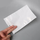 Hot Sale 50/100Pcs Round Hanging Hole White / Clear OPP Plastic Poly Bags Multi Option Packing Poly Bag Self Seal Zipper Plastic