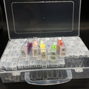 64/128/pcs Diamond Painting Tools Beads Container Rhinestone Diamond Embroidery Stone Storage Accessory Mosaic Convenience Box