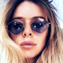 Designer Sunglasses Women Luxury Sun Glasses Diamond Rhombus Metal Frame Retro Unisex Men Fashion Eyewear