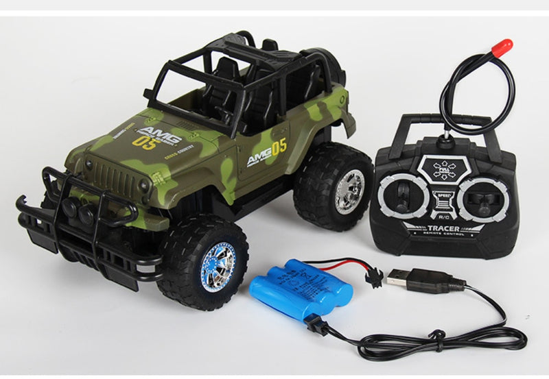 RC Jeep 1/22 Drift Speed Radio SUV camouflage military Remote control Off Road vehicle Steering wheel RC Jeep vehicle Car Toy