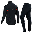 X-TIGER Radtrikot Winter Thermofleece Herren Fahrradbekleidung Winddichte Fahrrad Reflektierende Fahrradjacke Sportbekleidung