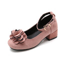 Rosa Rot Schwarz Kinder Mädchen Lederschuhe für Kinder Hochhackige Mädchen Prinzessinnenschuhe für Party Hochzeit Große Mädchen Kleiderschuhe