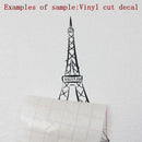 French Inspiration Quote Vinyl Wall Stickers Birds Letterings Dream Wall Decals Home Decor Bedroom Decoration