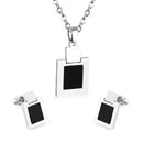 LUXUKISSKIDS Fashion Jewellery Set Stainless Steel Earring Necklace Dubai Wedding Bridal Jewelry sets For Women Girl Accessories