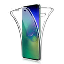 360 Doppeltes weiches Silikon-Case für Samsung Galaxy S10 Plus S9 S8 S7 Edge S10E A10 A30 A40 A50 M10 M20 A6 A8 Plus J4 J6 A9 A7 2018