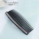 New Arrivals Teeth Inserted Comb DIY Hair Accessories Hair Combs Supplies Steel Plate Iron Silver Hair Tool