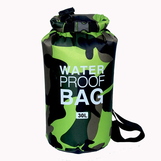 Waterproof Swimming Bag Dry Sack Camouflage Colors Fishing Boating Kayaking Storage Drifting Rafting Bag 2L 5L 10L 15L 20L 30L